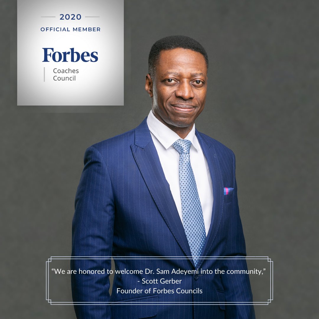 Sam Adeyemi Accepted Into The Forbes Coaching Council