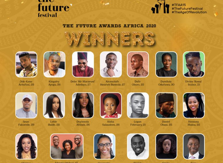 The Future Awards Africa 2020 Winners (Full List)