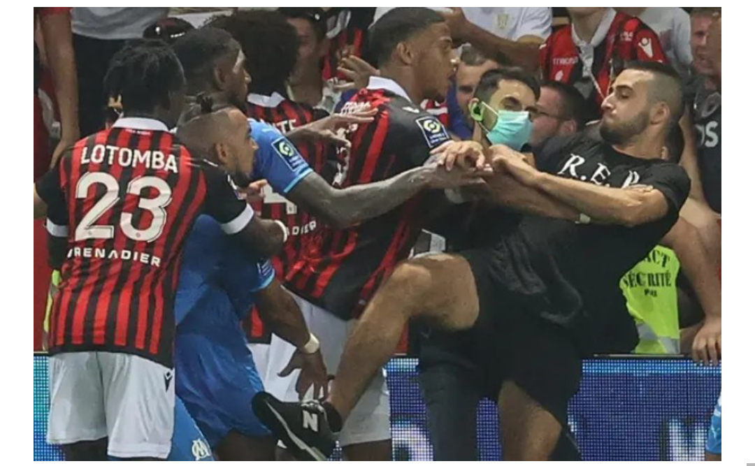 » Nice Vs Marseille Ligue 1 Game Abandoned After Home Fans Invade Pitch