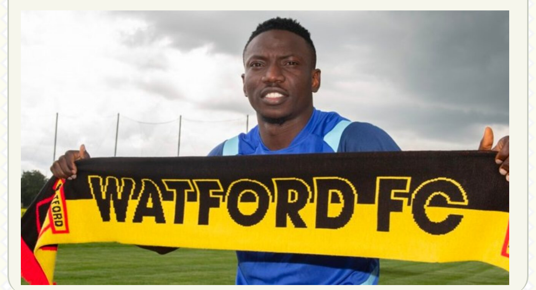 Super Eagles midfielder, Etebo joins Watford