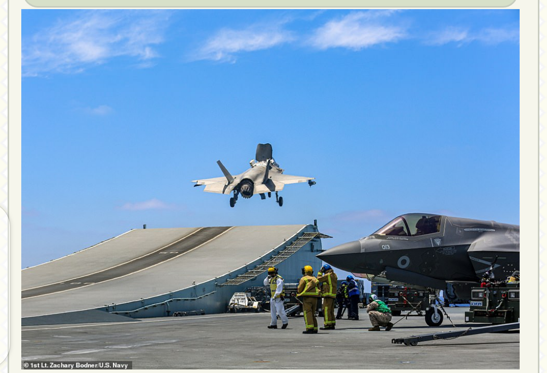US Warplanes Fly First Combat Missions Off Foreign Aircraft Carrier Since WWII