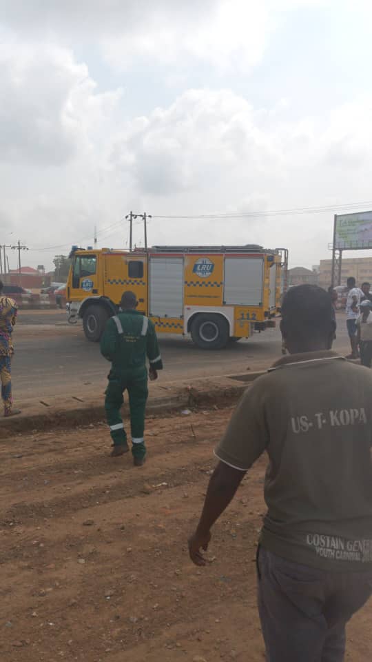 Happening Now!!! Gas Leakage Along Lagos-Ibadan Expressway (Video)