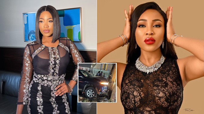 BBNaija star, Erica Nlewedim involved in ghastly car accident