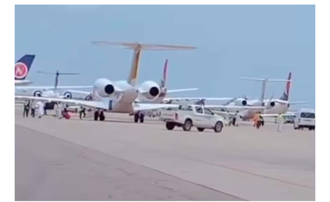 100 Private Jets In Kano For Yusuf Buhari’s Wedding (Video, Photos) –