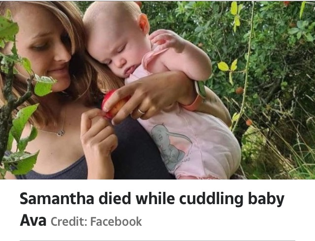 UK: Mum Dies Suddenly While Cuddling Her Baby Girl, Leaving Doctors Baffled(Pix)