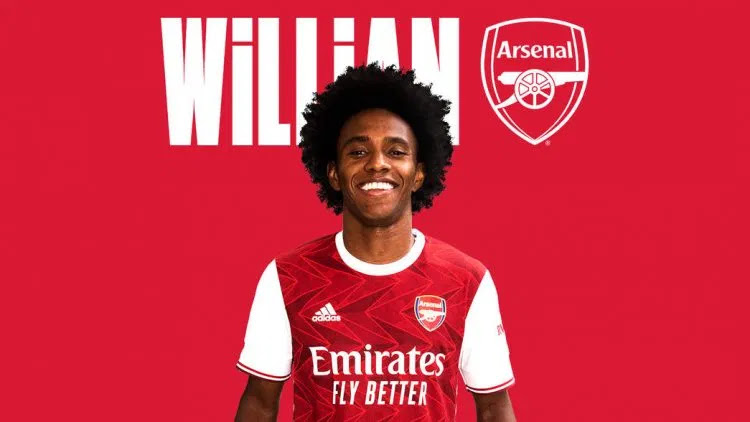 Willian officially joins Arsenal