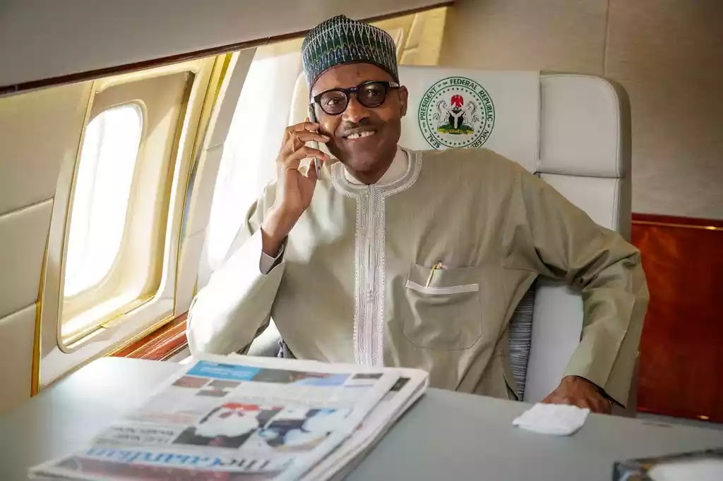 See photo of President Buhari jogging on the streets of London this morning