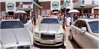 Billionaire Gifts Emir of Kano Rolls Royce & N100m, Many React as Man Claims it’s 2021 Model Worth N200m(photos and video)