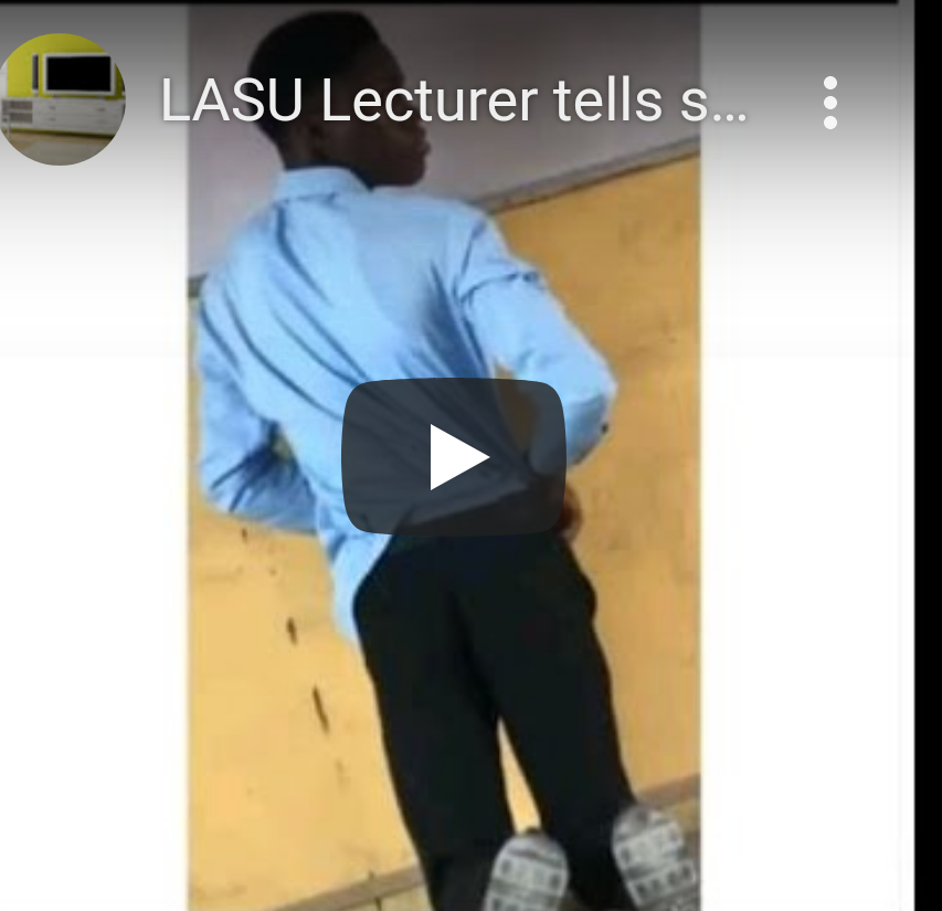LASU Lecturer Brutally Punishes Student For Not Tucking In His Shirt, Noise Making