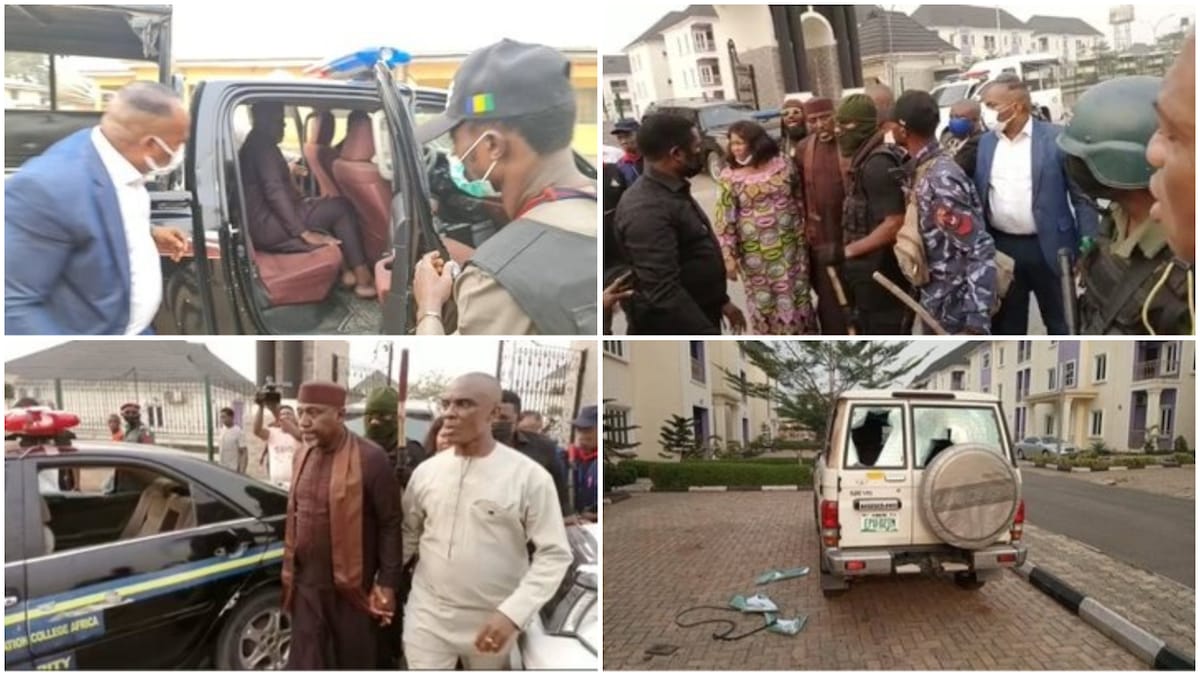Breaking news! Former governor arrested for unsealing property seized by his successor, photos spark reactions