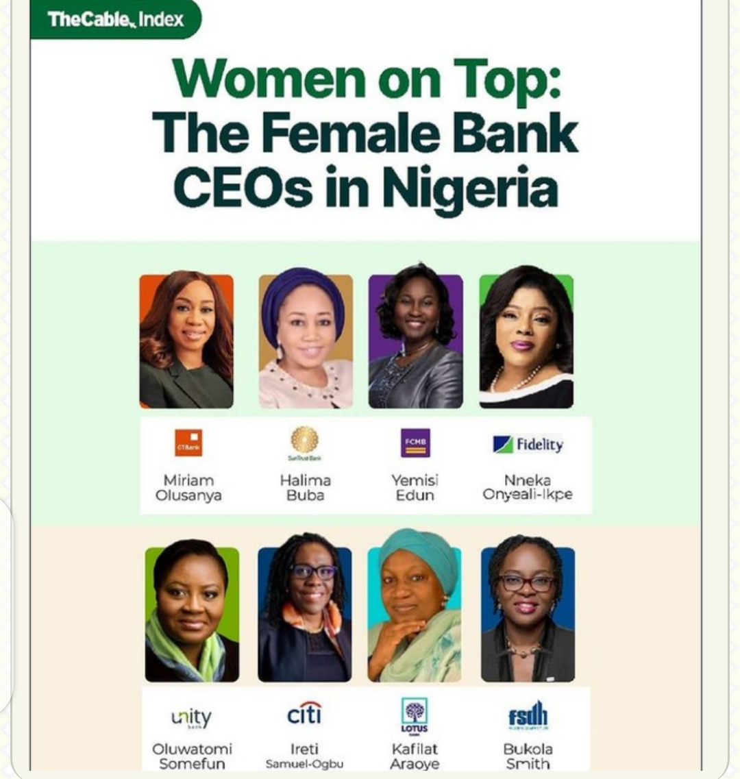 Women On Top: Meet The Female Banks CEOs In Nigeria