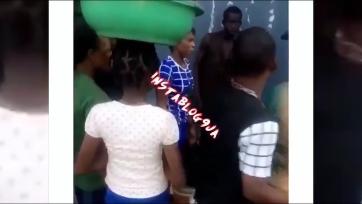 Lady Refuses To Eat Out Of The Assorted Meat She Sells In Okokomaiko, Lagos
