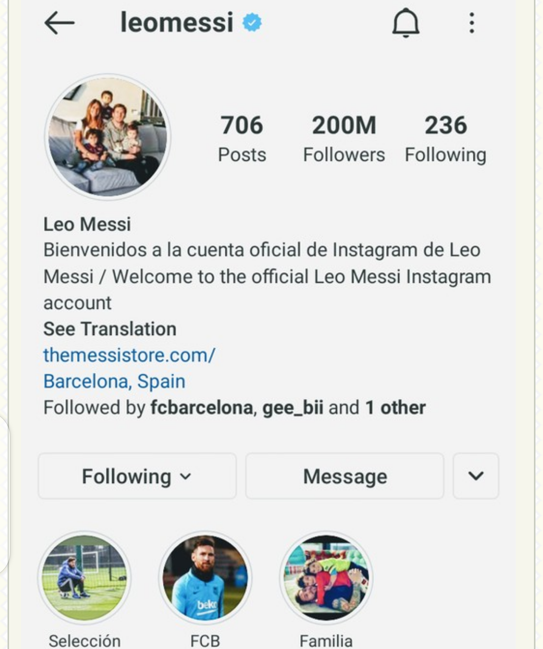 Lionel Messi Reached 200M Followers On Instagram reveals why he won’t celebrate