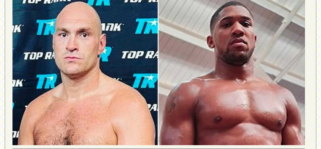 Joshua V Fury In Doubt As Arbitration Orders Fury To Fight Wilder Before Sept 15