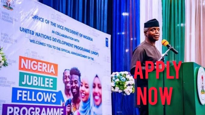 FG Opens Portal for Nigeria Jubilee Fellows Programme ( https://njfp.ng/ ) Recruitment (80,000 Monthly Stipends). Apply Now