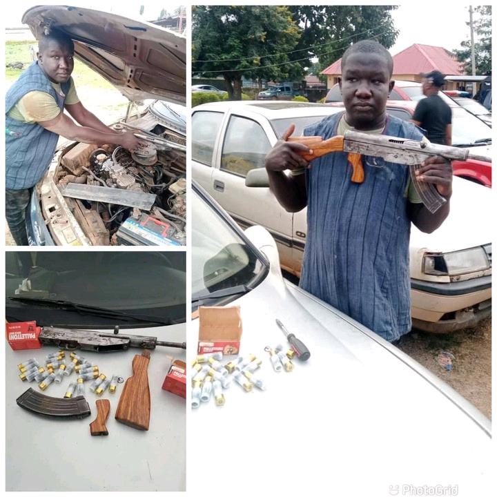 Police arrest notorious gunrunner in Kaduna, recover weapons (photos)
