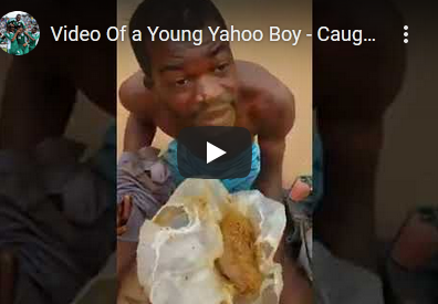 Yahoo Boy Caught Eating Human Feaces In Delta State (Disturbing Video)
