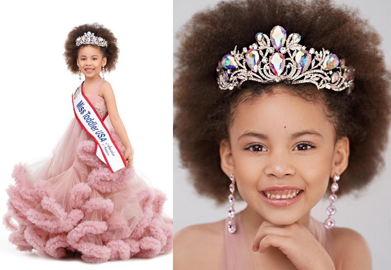 Meet the 5-year old Nigerian girl who won ‘Miss Toddler USA 2021 (Photos)