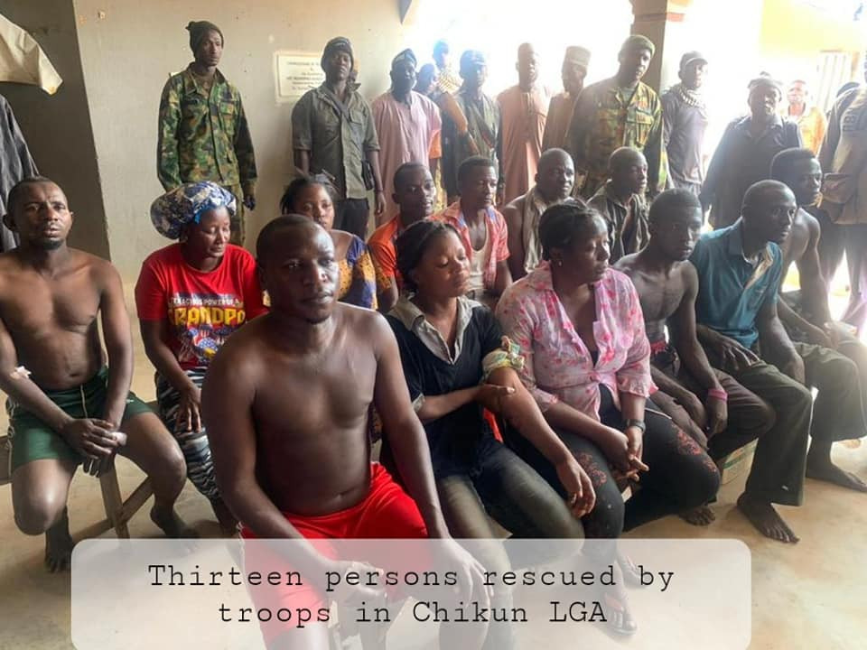 Troops rescue 13 kidnapped persons from bandits after fierce gun duel in Kaduna
