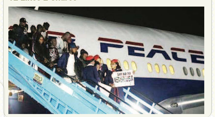Air Peace Receives Brand New Airplane From Brazil (video)