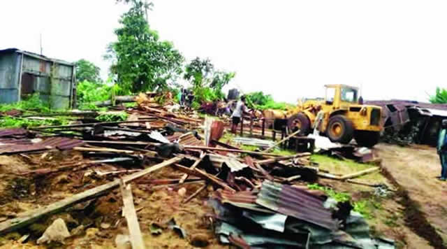 Lagos Demolishes Monkey Village, Residents Displaced