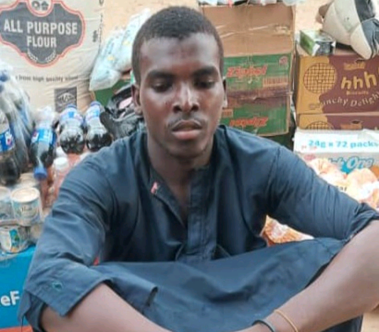 ISWAP Commander’s errand boy chews his SIM cards after being nabbed in Borno market