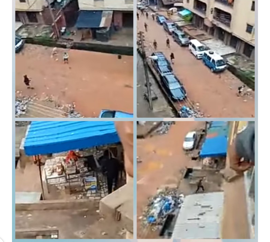 Breaking News!!IPOB Invades Shops Of Those Who Disobeyed Sit-At-Home Order, Scatters Goods