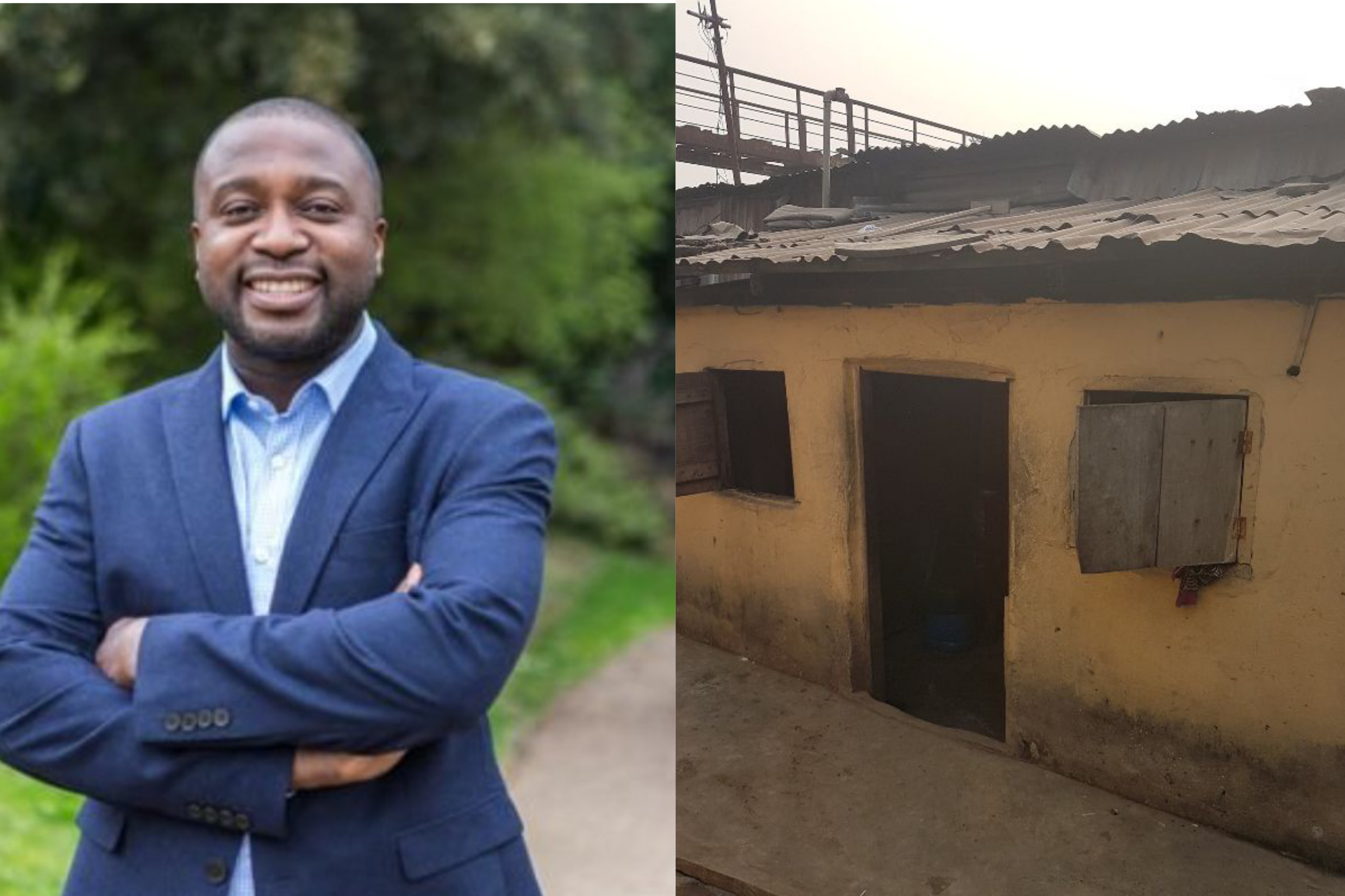 Joy As  Man who lived with 7 people in a dilapidated single room shares success story [Photos]