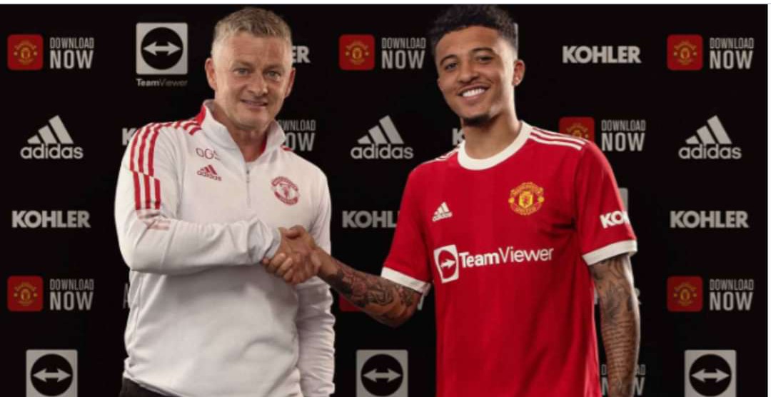 Man Utd complete Jadon Sancho transfer as £72.9m deal finally confirmed(pics)