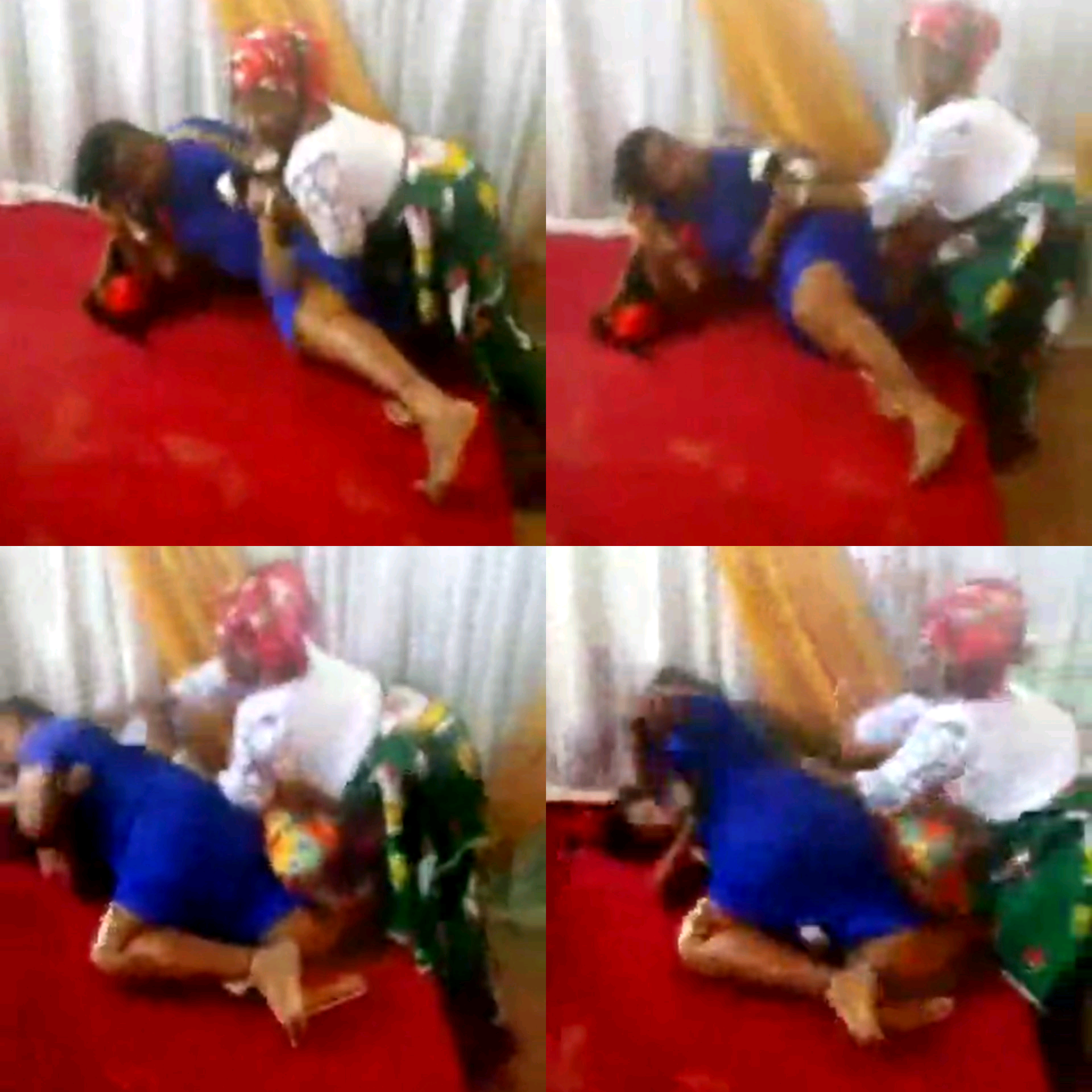 Trending video of ‘pastor’s wife and a female member’ fight dirty inside a church in Umuahia