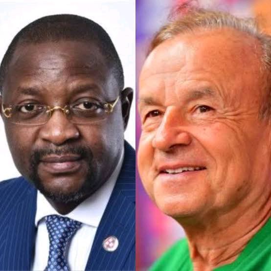 ‘Rohr needs to shut up and do the work of his contract’- Sports Minister, Sunday Dare blasts Super Eagles coach