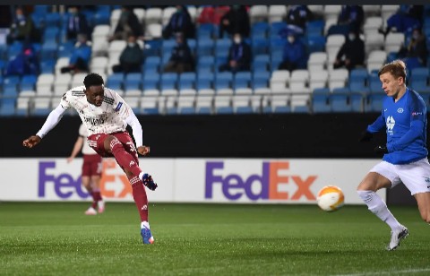 Folarin Balogun Scores His First Arsenal Goal 37 Seconds After Coming As A Sub