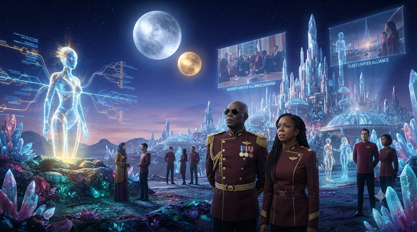 The Planet That Remembered Tomorrow: A CreativeVerse Story About Memory, Time, and Free Will