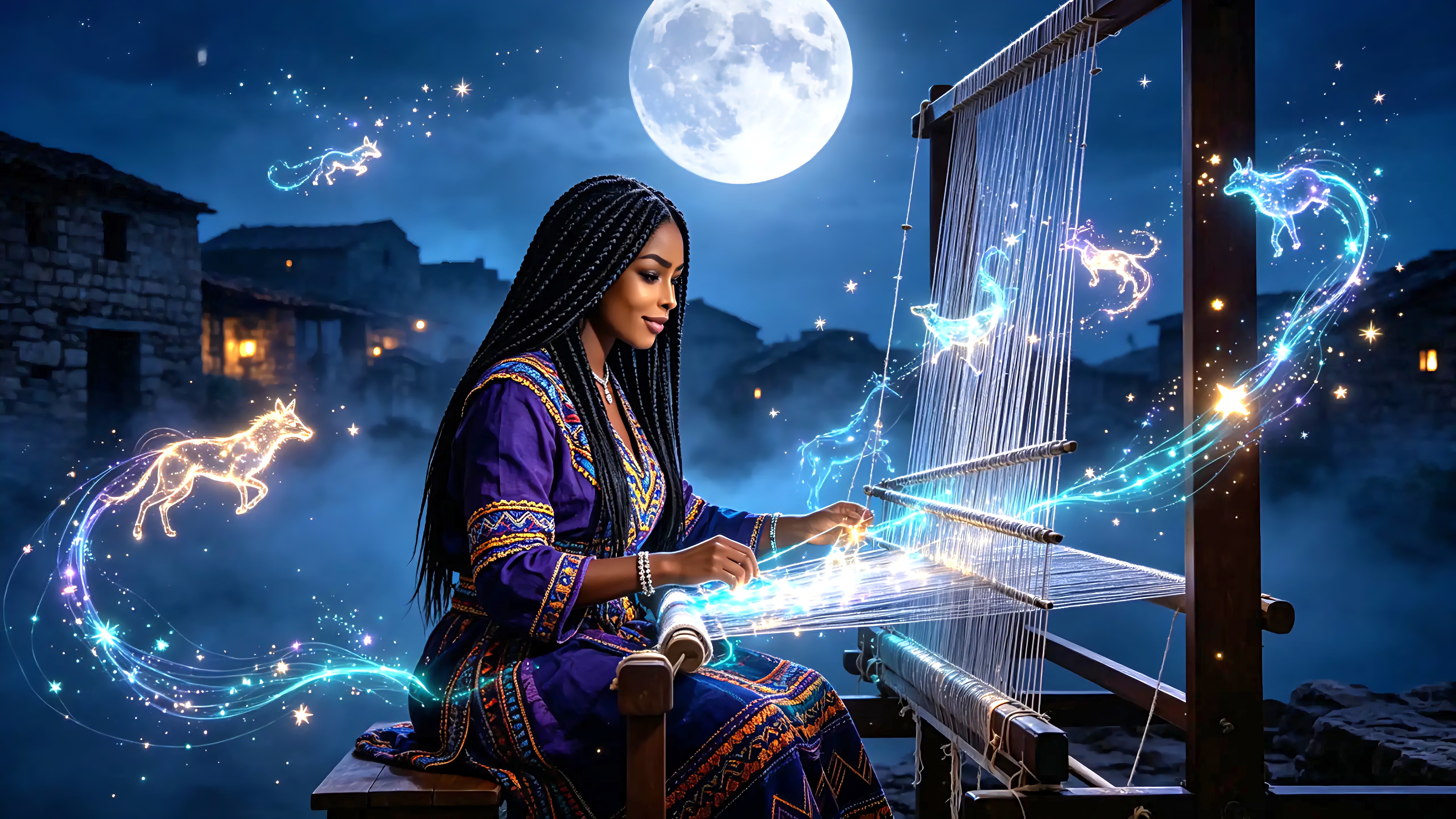 CreativeVerse: The Last Dream Weaver of Moonstone Village