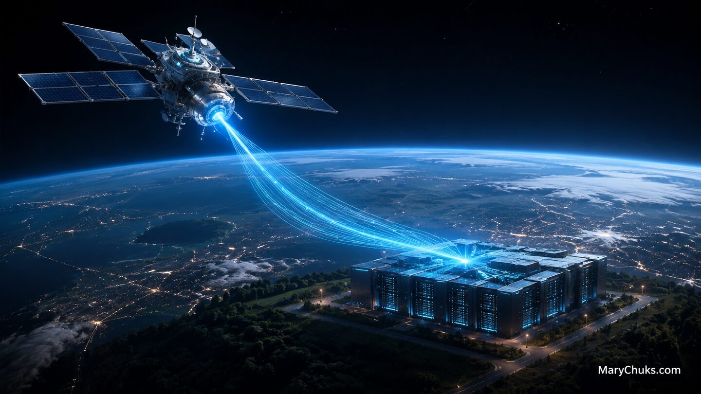 AI satellite linked to high-performance terrestrial computing