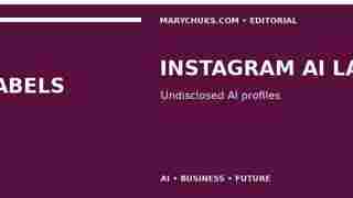 Editorial graphic about Instagram limiting undisclosed AI-generated profiles