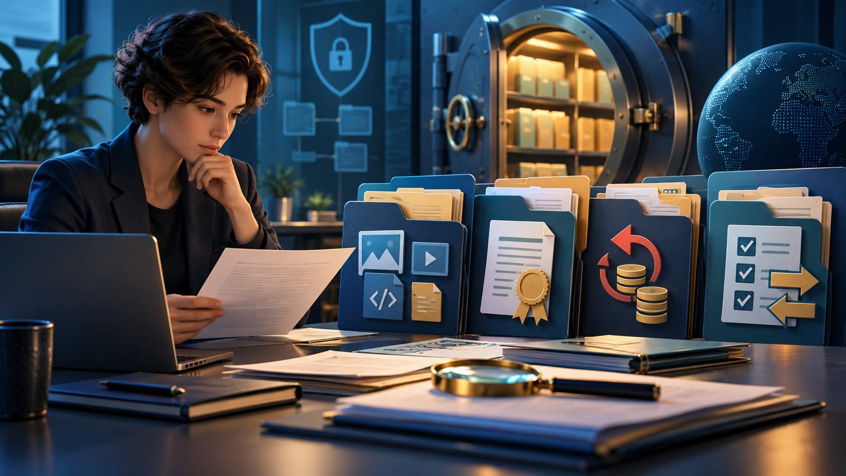 Buyer Reviewing Source Files, Licence Records, Refund Exposure And Transfer Documents Before Acquiring A Digital-Product Business