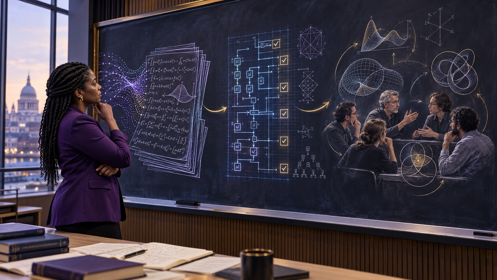 Black Female Mathematician Reviews Ai Manuscripts, A Formal Proof Grid And A Human Seminar Discussion