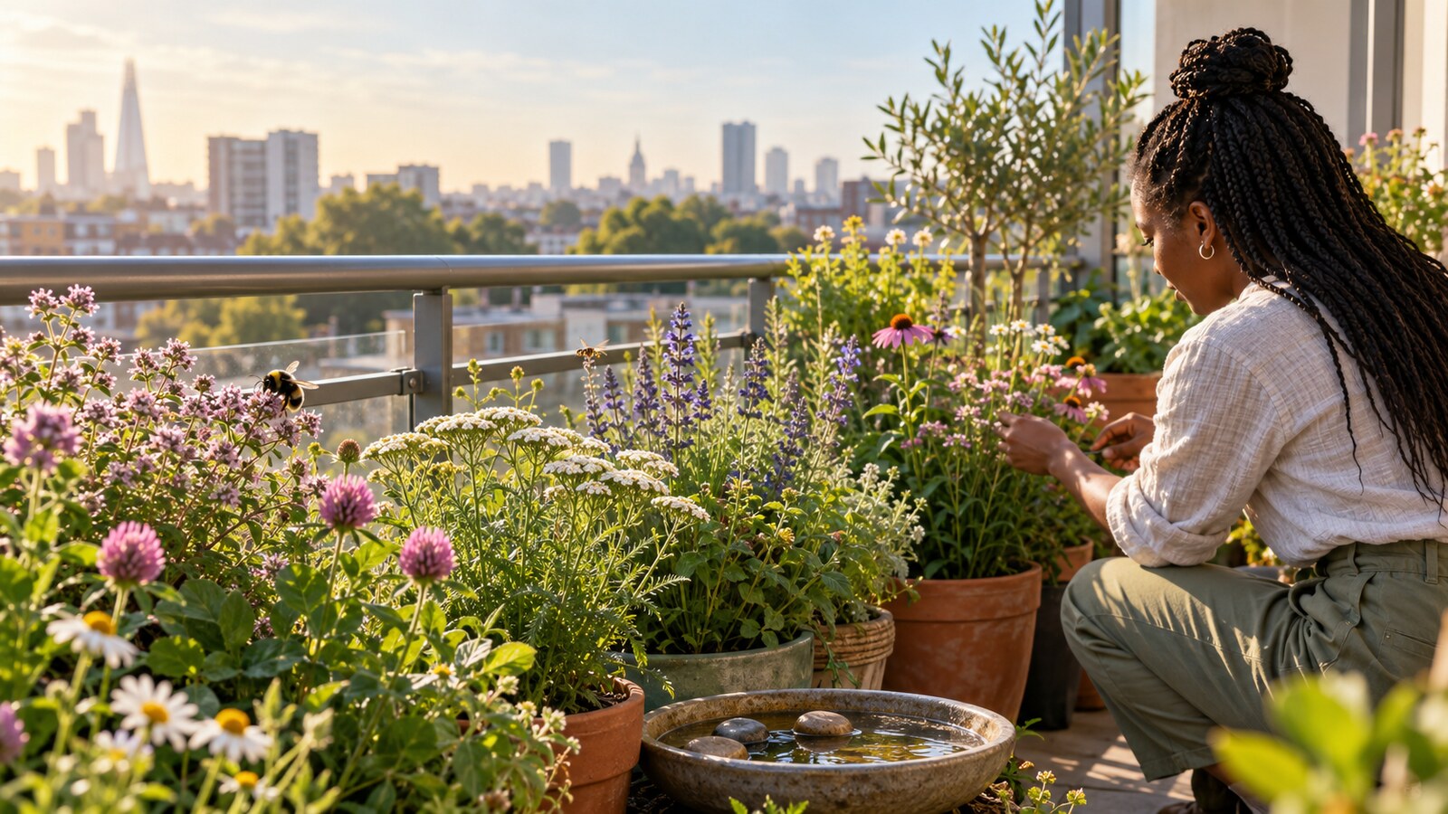 Your Balcony Is Not Too Small for Biodiversity: Build a Pollinator Stopover